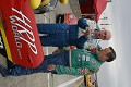 Sam Shanaman and Joe Nonnamaker discuss driving techniques. 